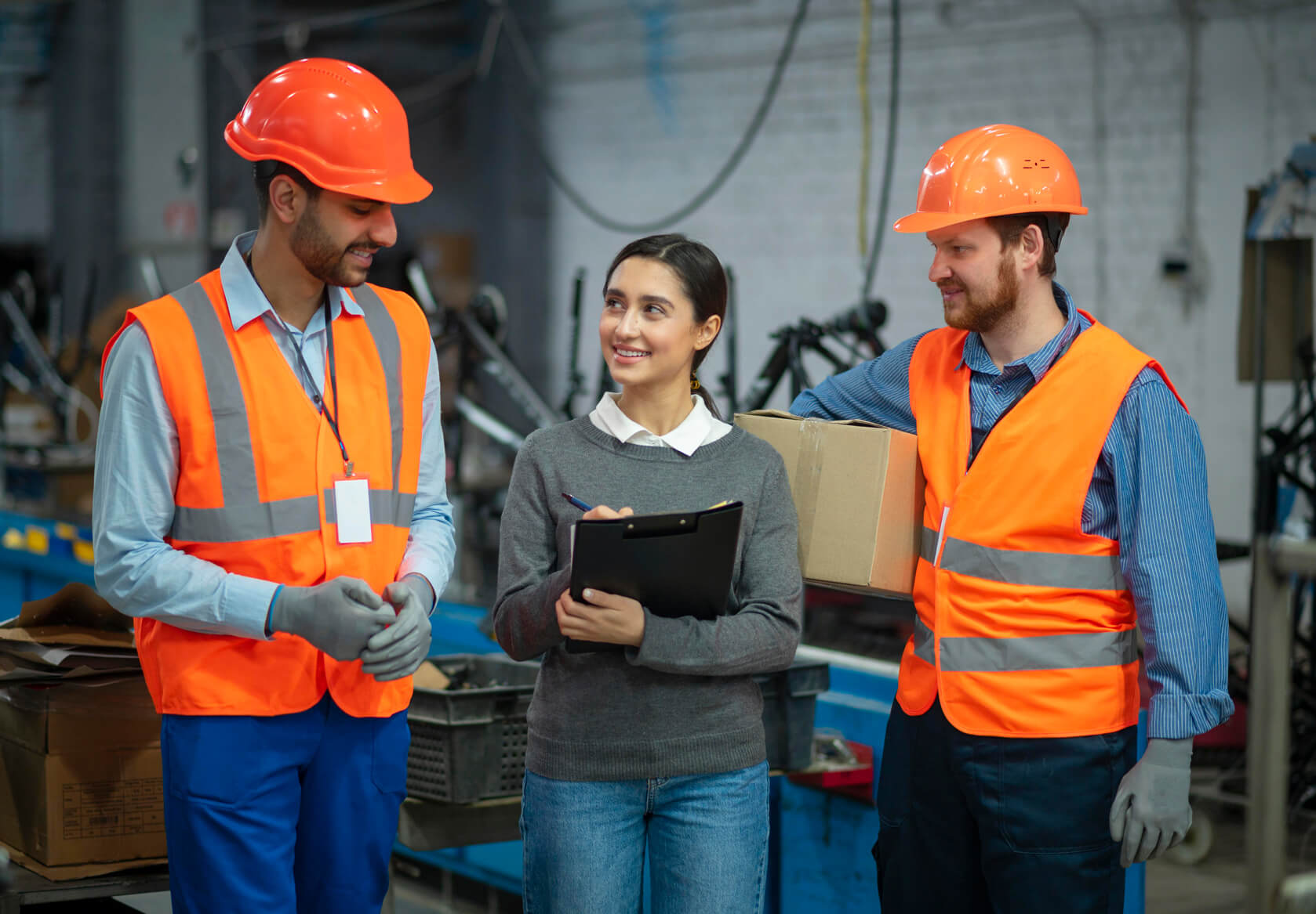 Professional industrial workforce supported by SAI Nexora Global